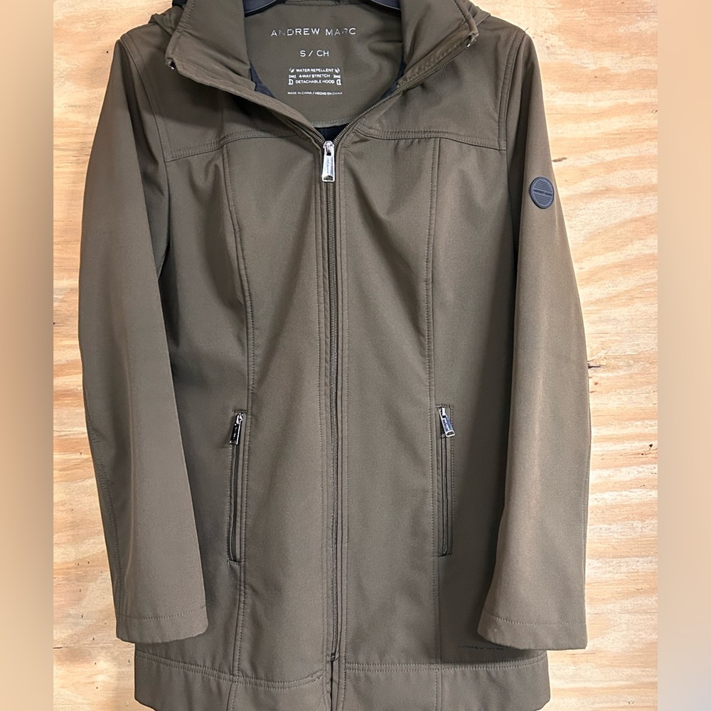 Andrew Marc Olive Green Jacket